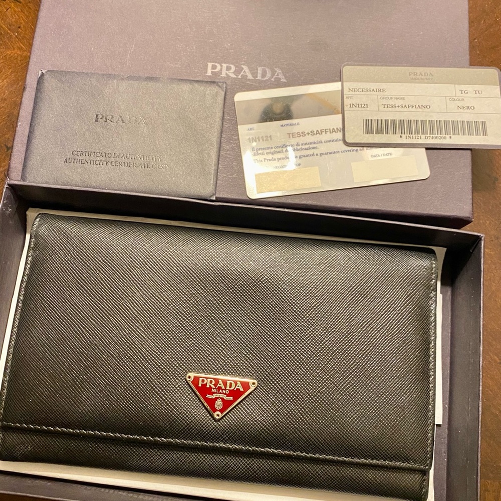Authentic Prada Soffiano leather